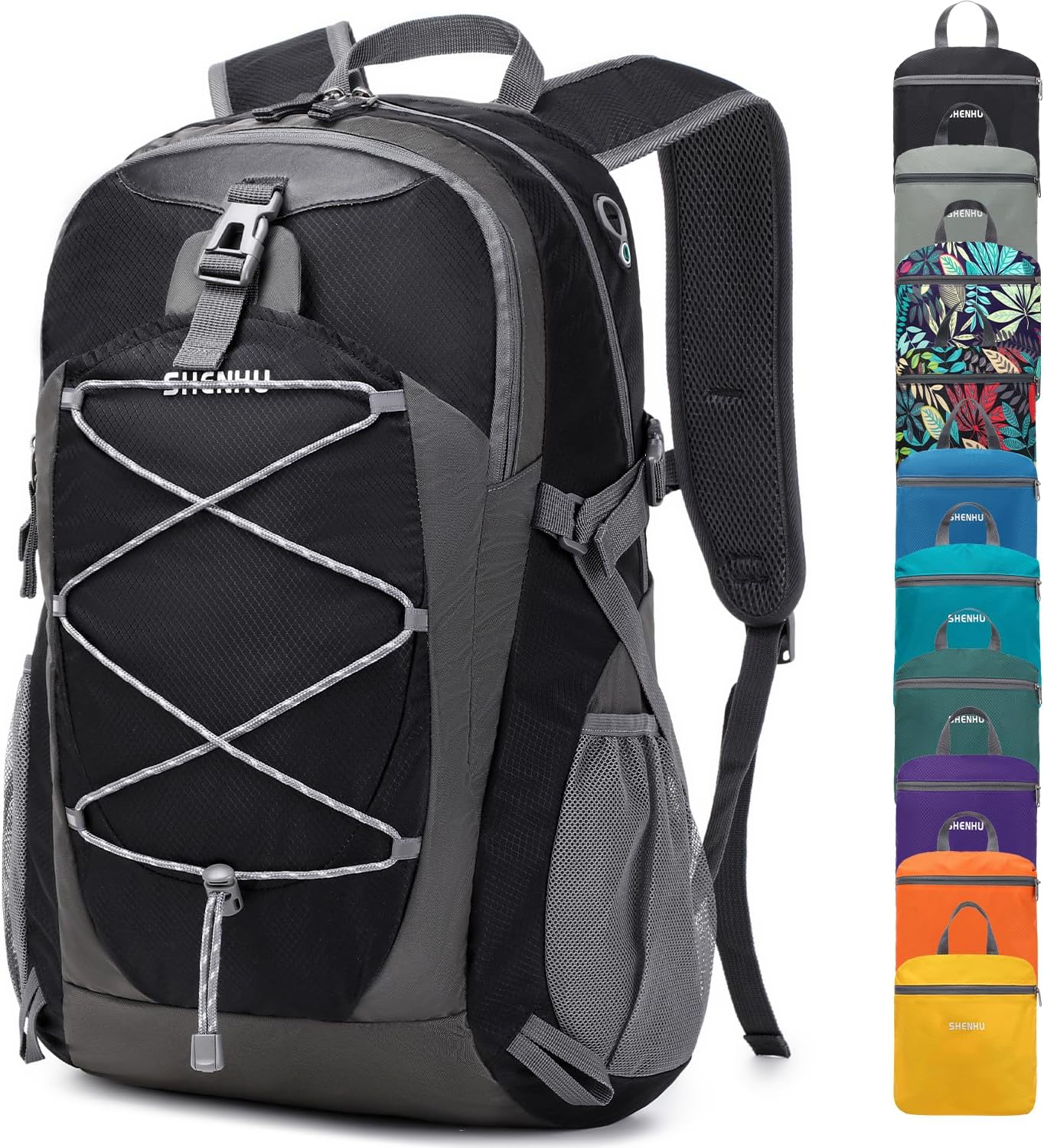 40L Hiking Backpack Lightweight Daypack Waterproof Travel Camping Backpack for Men Women Sport Packable