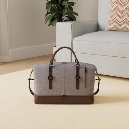Weekender Overnight Bag Carry On Bag Travel Bag with Shoe Pouch