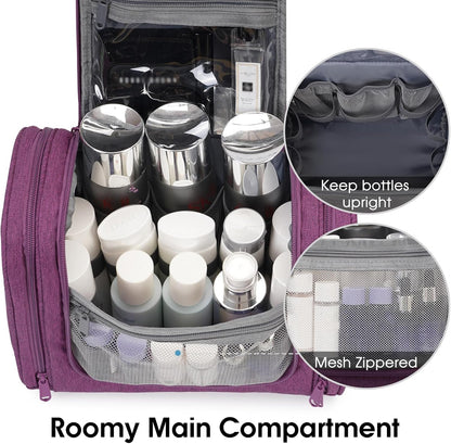 Narwey Hanging Toiletry Bag for Women Travel Makeup Bag Organizer Toiletries Bag for Cosmetics Essentials Accessories