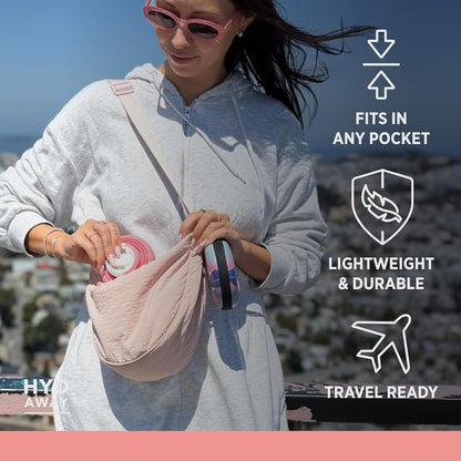 HYDAWAY 17oz Collapsible Water Bottle - BPA-Free, Leakproof, Lightweight, and Space-Saving - Perfect for Travel, Hiking, and Everyday Hydration