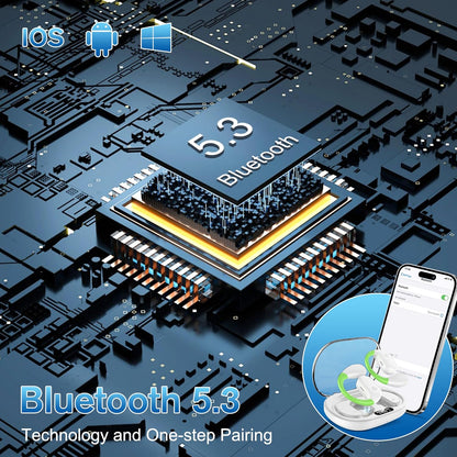 AI Language Translation Earbuds, Translator Earbuds Real Time with iOS & Android, Noise Cancelling,144-Language Bluetooth Headphones Translating Device for Travel and Business, White