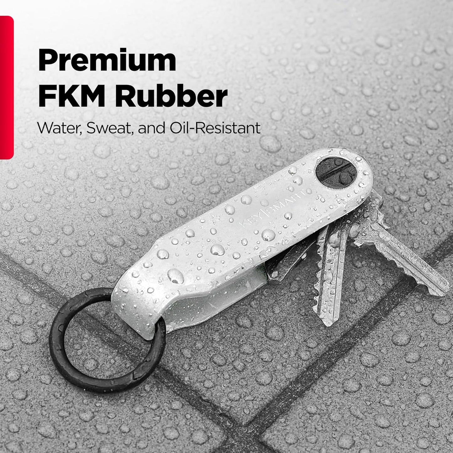 KeySmart Keychain Key Holder - Compact Key Organizer for Key Chain, EDC Key Chains, Key Ring Keychains