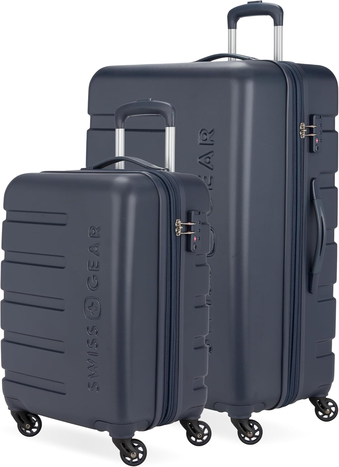 SwissGear 7366 Hardside Expandable Luggage with Spinner Wheels, Navy, 2-Piece Set (19/27)