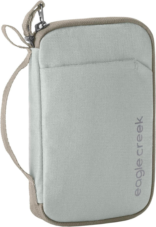 Eagle Creek Stash RFID Passport Wallet – Slim Travel Organizer with RFID Blocking – Secure Storage for Passport, Cards & Cash – Lightweight & Water-Resistant – Unisex – Storm Grey