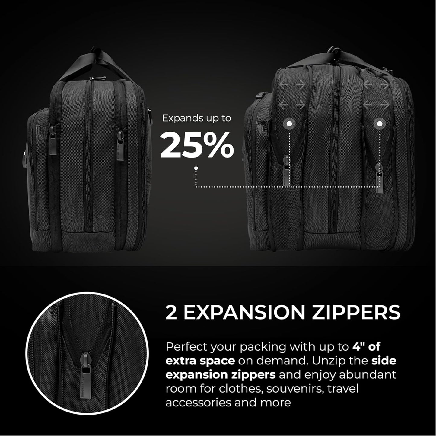 Briggs & Riley Travel Duffel Bag - Weekender & Overnight Luggage for Women & Men, Softside Bag