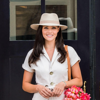 Wallaroo Hat Company Women’s Petite Charlie Fedora – UPF 50+, Packable Design, Adjustable Sizing for Smaller Crown Sizes