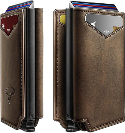 BULLIANT Men Wallet Leather Wallet Card Holders Money Clip by BULLIANT