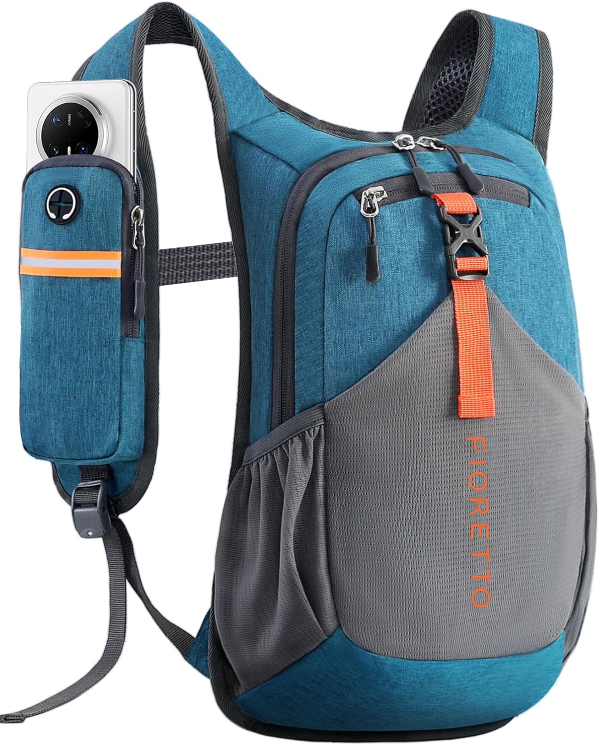 FIORETTO 10L Hiking Backpack for Women Men Mini Packable Backpack Lightweight Small Daypack for Camping Travel Outdoor, Turquoise