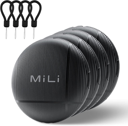 LiTag - Bluetooth Tracker for Android Phones. Google Certified Item Locator. Smart Tracking Tag for Google Find My Device (Find Hub) App. Finder for Keys, Luggage, Suitcase, Backpack, Purse (4 Pack)