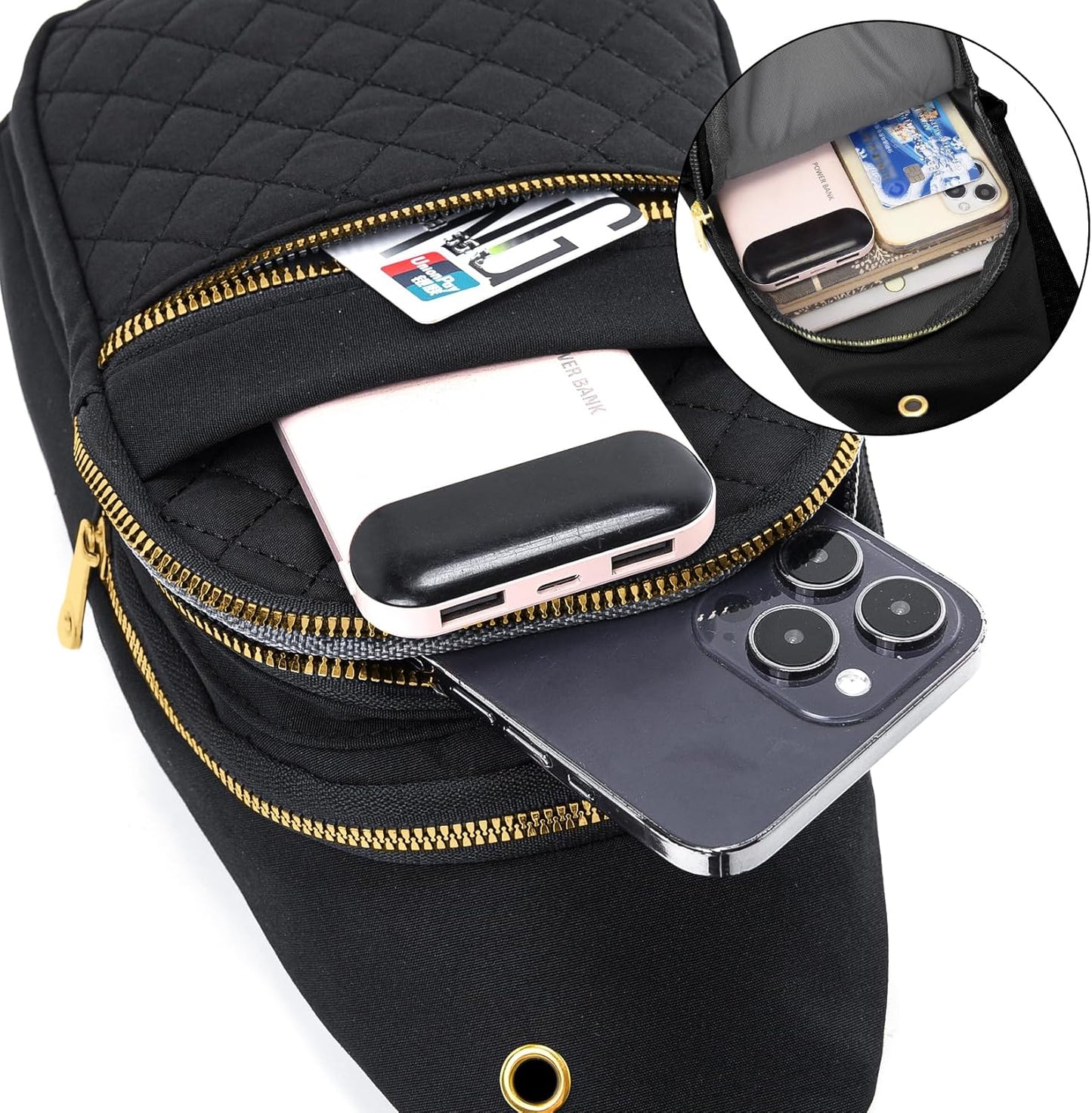 Small Sling Bag For Women Men Casual Crossbody Sling Backpack