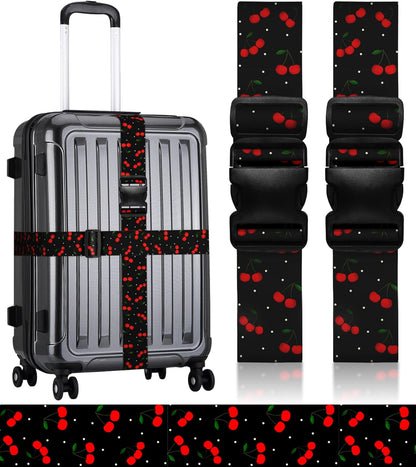 Luggage Straps for Suitcases Travel Belt Luggage Band Heavy Duty Traveling Luggage Identifier Cute Women Girls Unique Accesory,