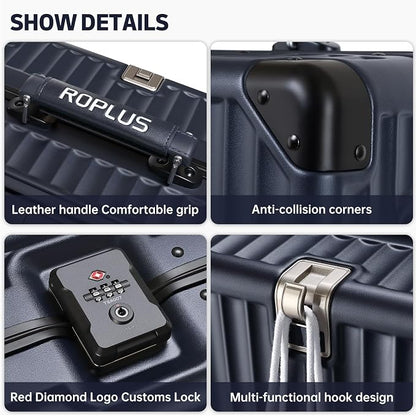 Aluminium Frame Checked-Luggage - Image 6