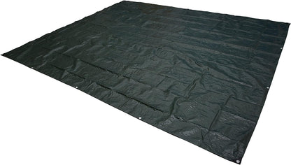 Amazon Basics Waterproof Camping Tarp, 8 Feet x 10 Feet, Dark Green