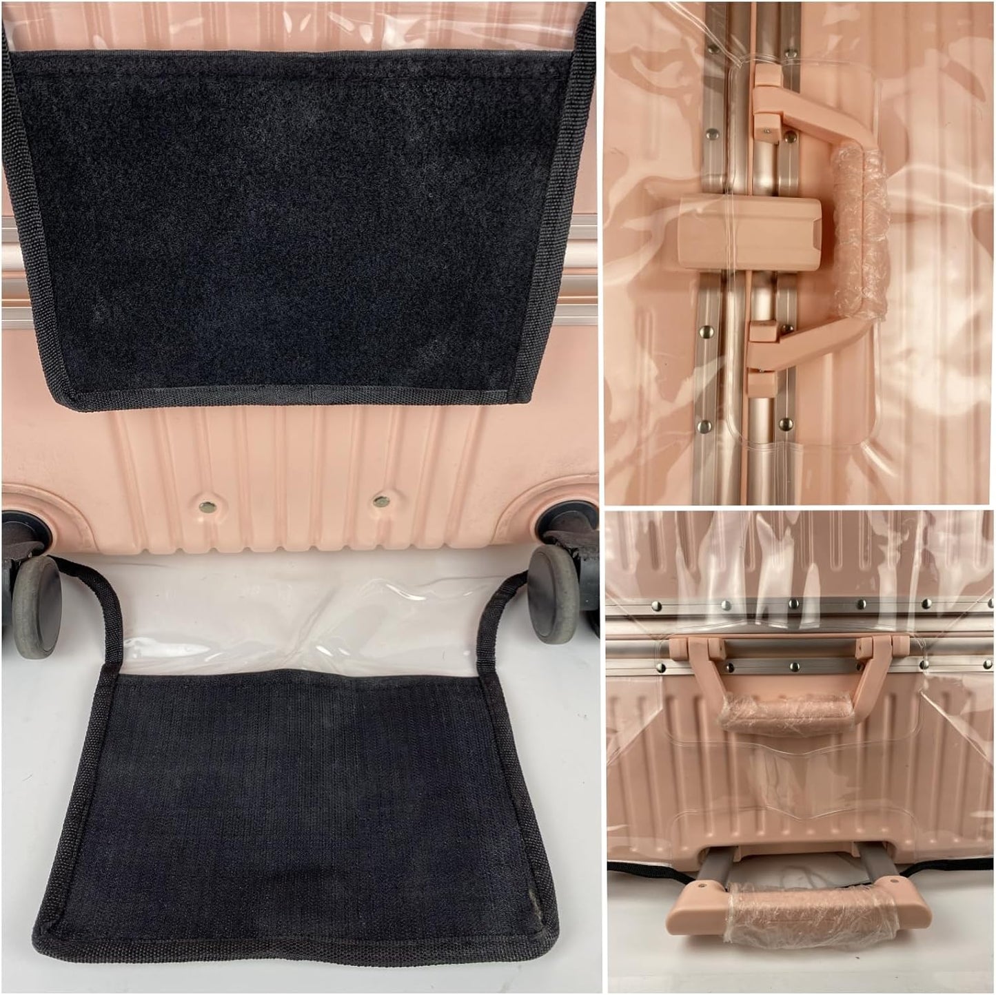 28-inch Luggage Cover Protector Clear PVC Waterproof Suitcase Covers, Travel Luggage sleeves protective Tsa Approved