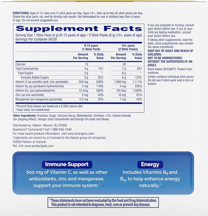 Emergen-C Crystals, On-the-Go Emergen-C Immune Support Supplement - Image 12