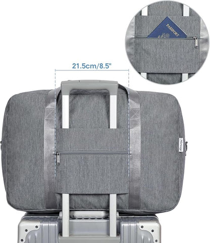 Carry on luaggage 22x14x9 Airlines Approved Foldable Carry on Bag Travel Duffel - Image 6