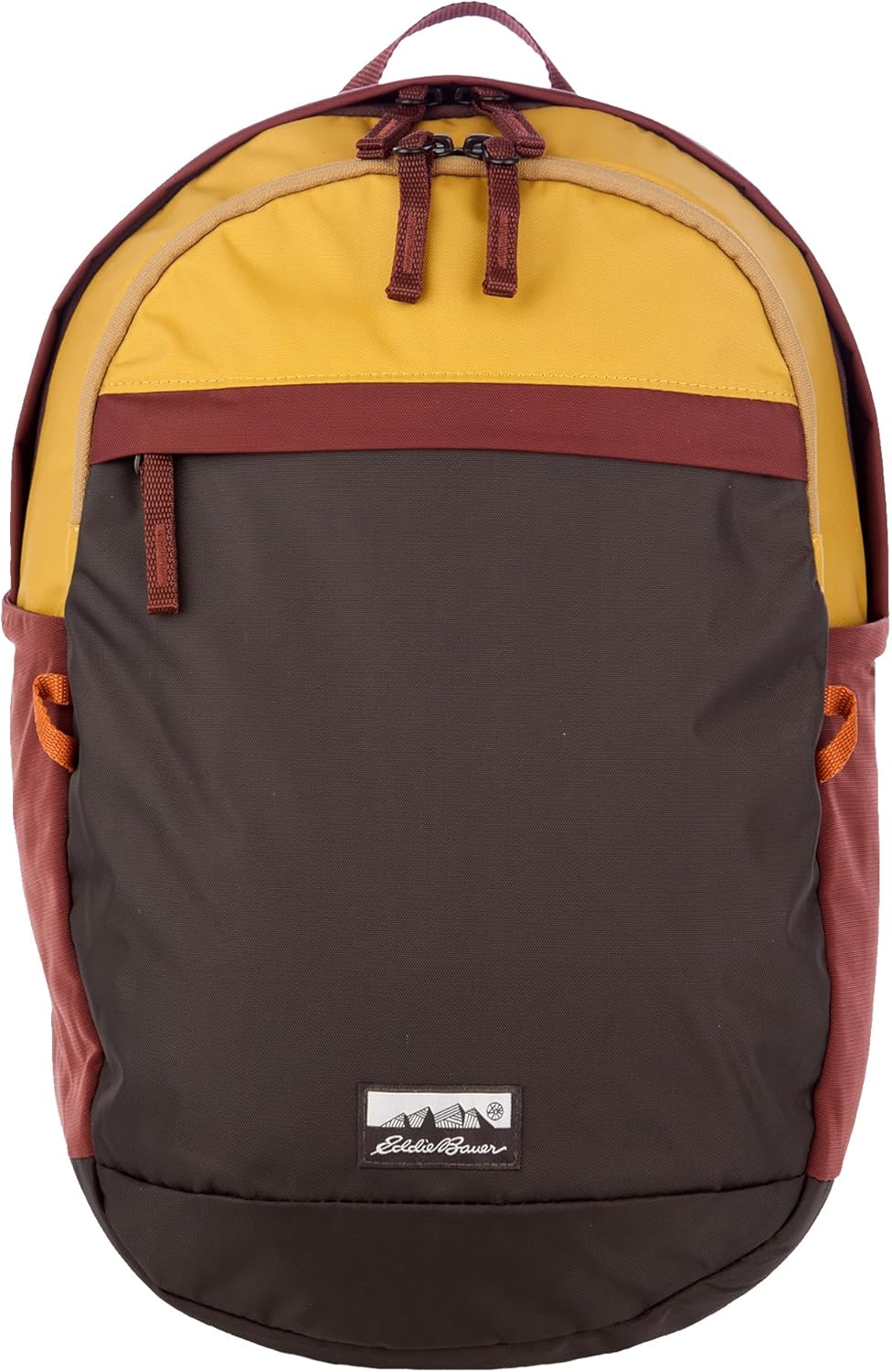 Eddie Bauer 20L Venture Backpack, Hydration and Laptop Compatible Daypack, Redwood/Antique Gold
