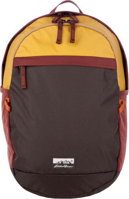 Eddie Bauer 20L Venture Backpack, Hydration and Laptop Compatible Daypack, Redwood/Antique Gold