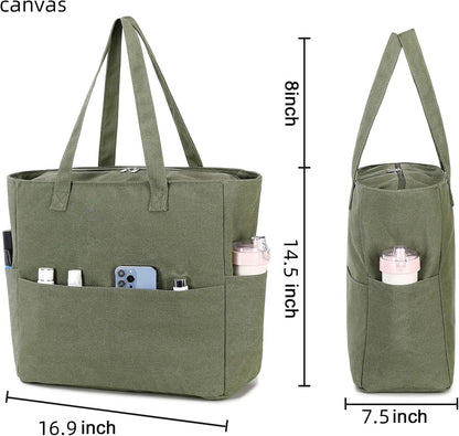 LEDAOU Large Beach Tote Bag Women Waterproof Sandproof Zipper Beach Tote Bag for Pool Gym Grocery Travel with Wet Pocket