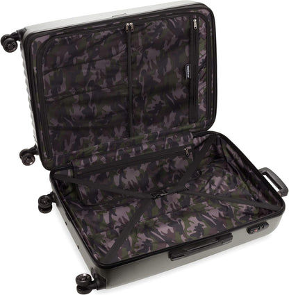 SwissGear 7272 Energie Expandable Hardside Luggage with Spinner Wheels and TSA Lock, Gunmetal, Checked-Large 27-Inch