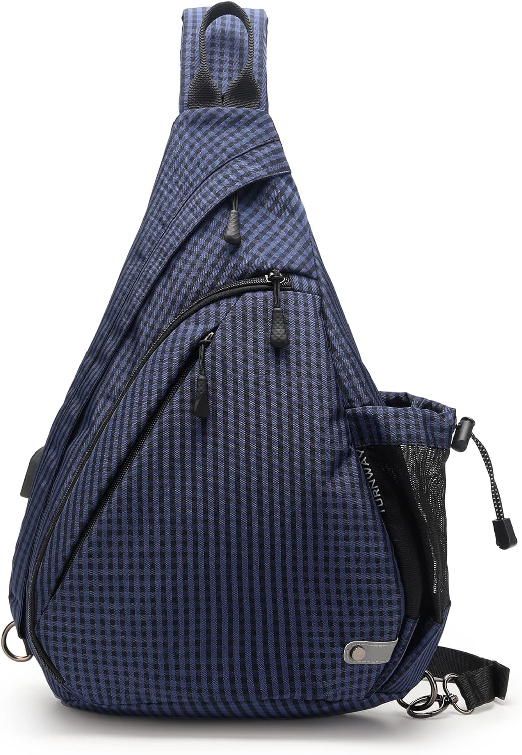 Water-Proof Sling bag/Crossbody Backpack/Shoulder Bag with USB Charging Port for Travel, Hiking, Cycling, Camping