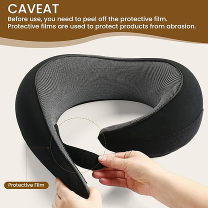 Neck Pillow, Travel Pillow uses Memory Foam to Support Neck Comfort, Ideal - Image 8