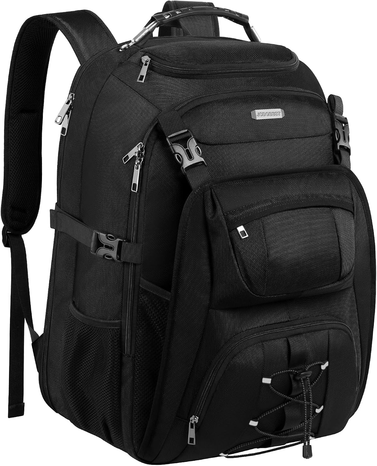 Extra Large Laptop Backpack for Travel, College & Work, TSA Friendly Commuter Gaming Bag with USB Charging Port, Heavy-Duty Anti-Theft Design Fits 18.4 Inch Laptop, Grey, 21.7x15.9x10.2”