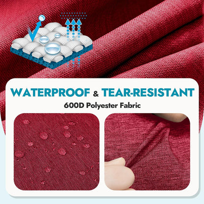 Canway 115L Travel Duffel Bag, Foldable Weekender Bag with Shoes Compartment for Men Women Water-proof & Tear Resistant