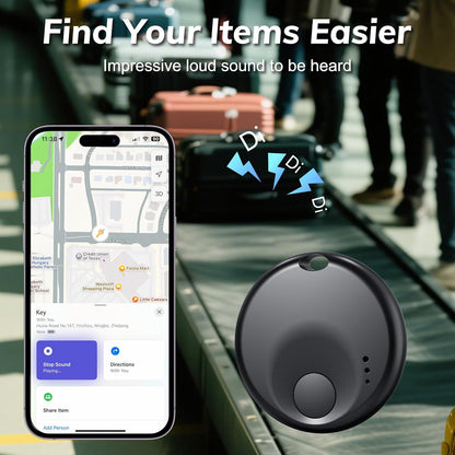 Tracker Tag-4 Pack - Smart Bluetooth Tracker, Works with Apple Find My APP (iOS Only, Not for Android), Smart Tag Keys Finder and Item Locator for Keys, Bags, Luggage, Pets and Wallet