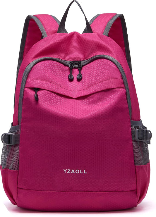 YZAOLL Small Lightweight Packable Hiking Backpack, 20L Hiking Backpack Day Pack for Women Men Travel Camping Vacation,Rose