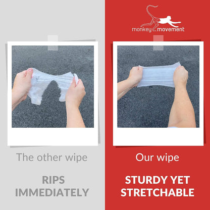 Dry Wipes Refill Set: 7200 Wipes (7" x 6"): Make Your Own Wet Wipes Using Your Preferred Cleaning Solution: 6 Refill Mega Rolls