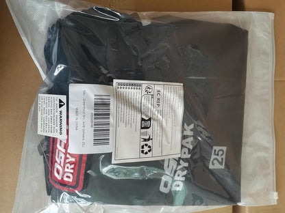 Waterproof Duffel& Luggage Bag - Motorcycle Dry Bag Tail Saddle Bags with Roll Top Closure,Large Storage Space,for Camping, Kayaking, Fishing & Traveling(Black, 25L)