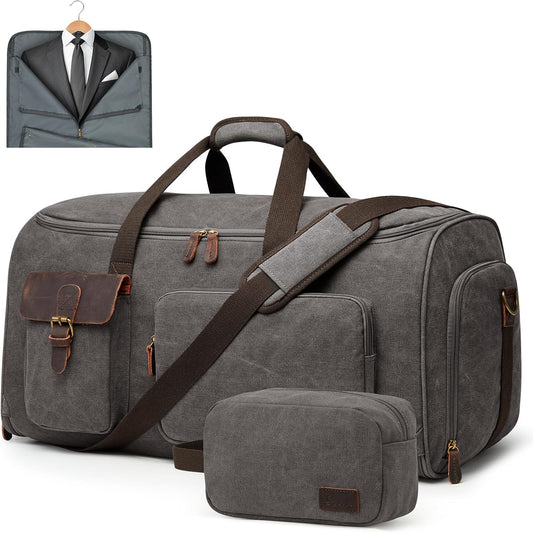 S-ZONE Garment Bags for Travel Convertible Garment Duffle Bags for Travel Suit Carry on Luggage for Men Hanging Suitcase