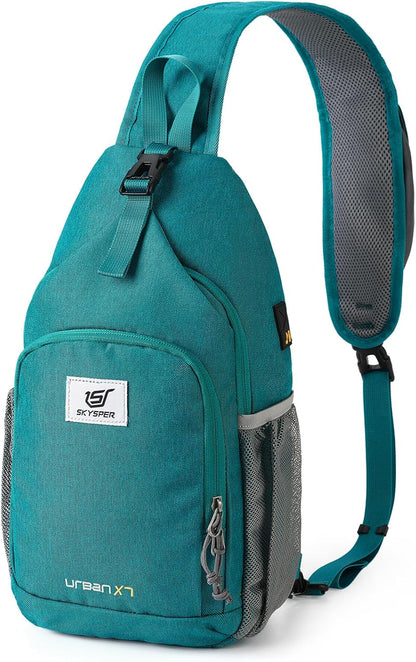 SKYSPER Sling Bag RFID Crossbody Sling Backpack Cross Body Shoulder Bag Travel Hiking Daypack for Women Men