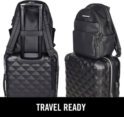 Kenneth Cole REACTION Marley Backpack, Black, 15" Laptop