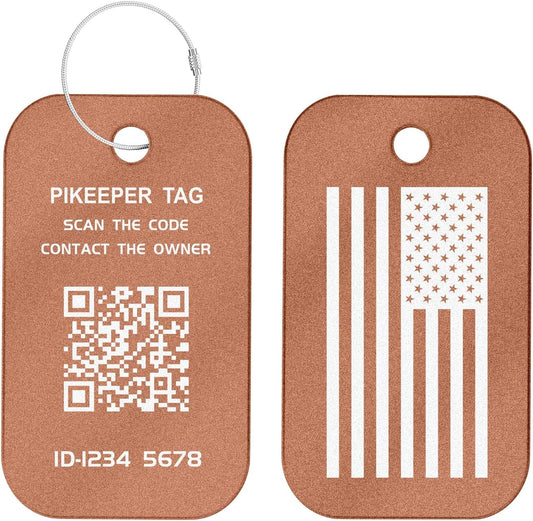 Smart Luggage Tags for Suitcases - Waterproof QR Code Bag Tags with Instant Location Alert, Self-Modifiable Info, Durable & Personalized Backpack Travel ID Tags, Hide Personal Details