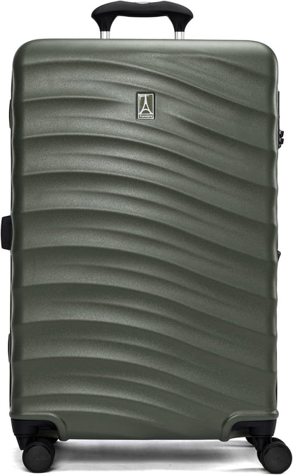 Travelpro Maxlite Air V2 Hardside Expandable Checked Luggage, 8 Spinner Wheels, Lightweight Hard Shell Suitcase, TSA lock, Slate Green, Checked Medium 25-Inch