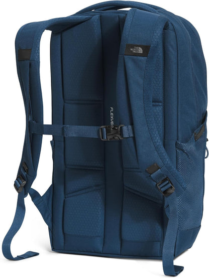 THE NORTH FACE Jester Everyday Laptop Backpack | Commuter Daypack with Water Repellent Finish, 16" Laptop Sleeve, Huge Main Compartment, Shady Blue/TNF White-NPF, One Size