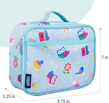 Wildkin Kids Insulated Lunch Box for Girls – Durable and Reusable for School & Travel - (Birdie)