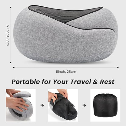 Travel Neck Pillows, 100% Memory Foam Filling, Travel Pillows - Image 2