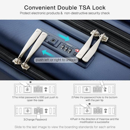 Hanke Grace Expandable Carry On Luggage - Image 6