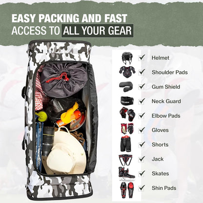 Jetstream Heavy Duty Multi Pocket Durable Sports Gym Equipment Travel Duffel Bag