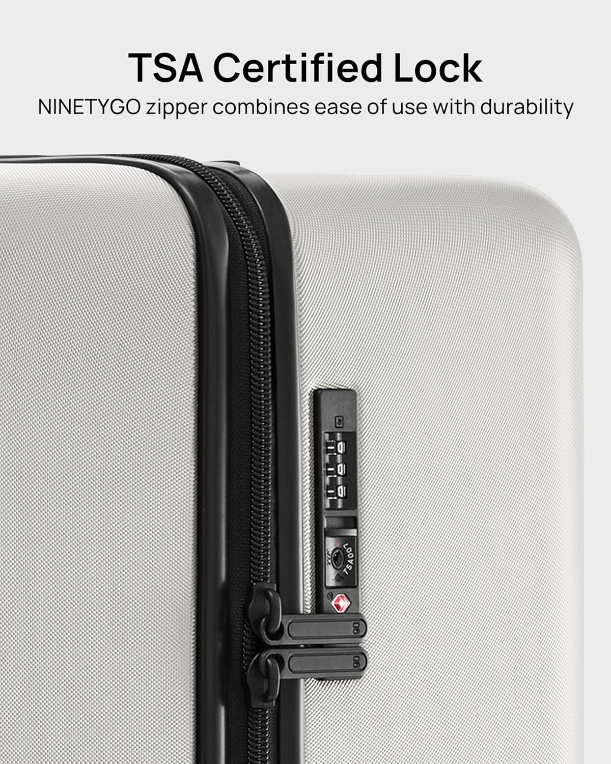 Luggage Sets 2 Piece, Carry On Luggage Airline Approved, Large Checked Trunk Luggage with Smooth Spinner Wheels, Hard Case PC Suitcase Sets, TSA Approved, 20in/29in (Pearl White, Hudson)