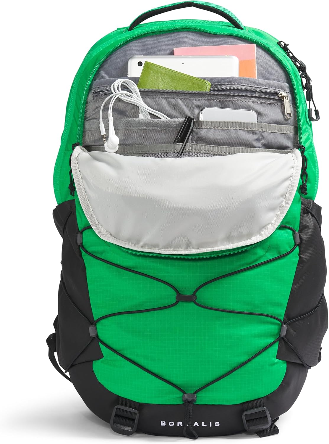 The North Face Borealis Commuter Laptop Backpack, Optic Emerald/TNF Black, One Size