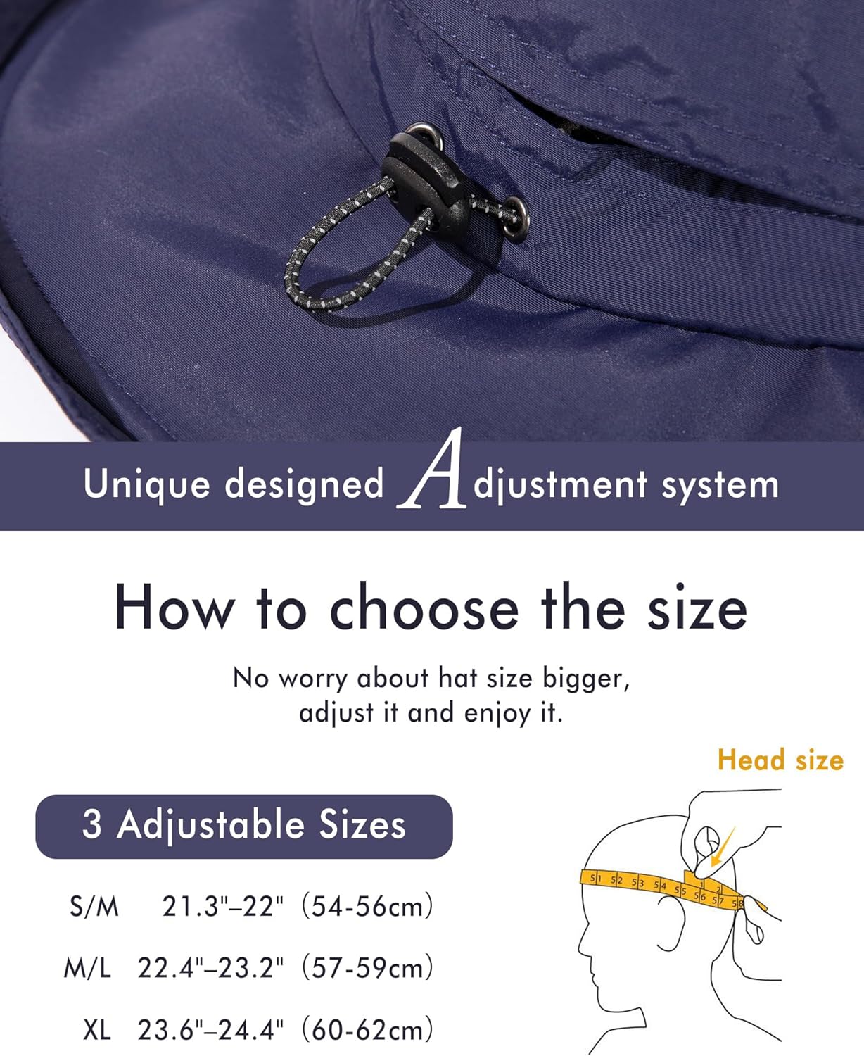 UV 50 Sun Hat for Women Wide Brim with Ponytail Hole Summer Packable Sunhat for Beach Fishing Hiking Gardening Waterproof