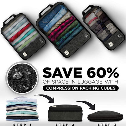 VASCO Compression Packing Cubes for Travel