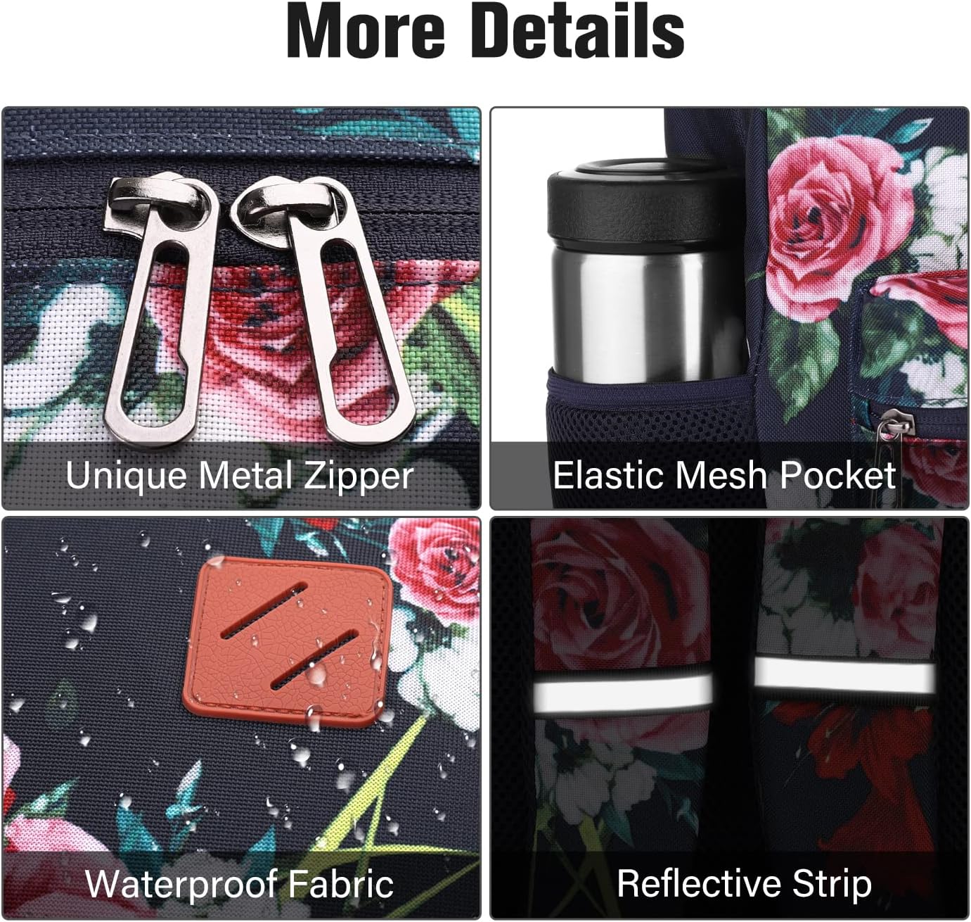 School Backpack,Casual Bookbag Women and Teen Girl Schoolbag with USB Port for High School College Office Work Travel