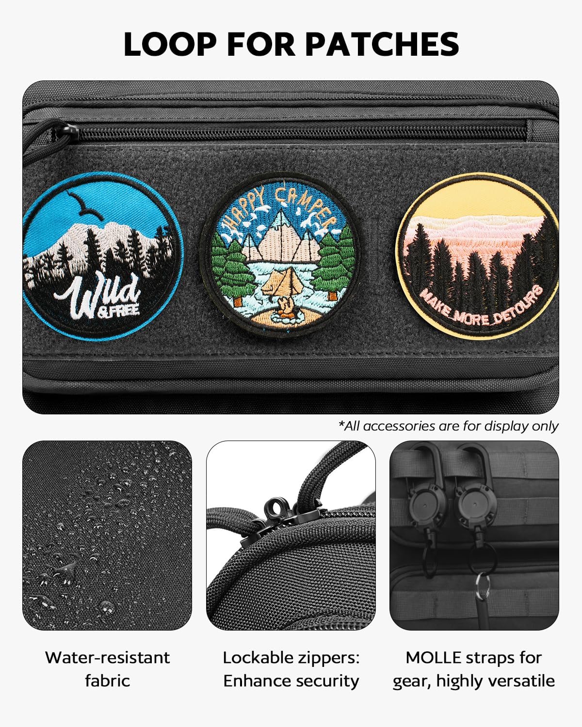 Rolling Tactical Laptop Backpack, Underseat Travel Backpack with Wheels, 17 Inch Wheeled Military Computer Backpack for Men and Women, Roller Overnight Molle Outdoor Hiking College Carry on Luggage