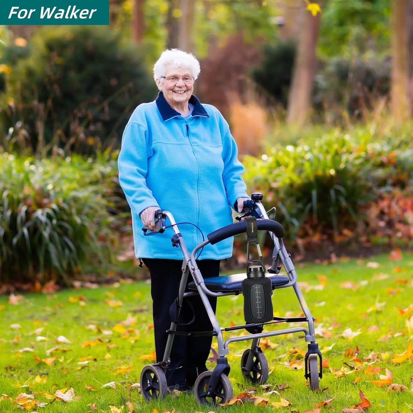 2 Pack Stroller Hooks, Stroller Straps for Diaper Bags,Adjustable Stroller Carabiner Clip,Baby Stroller Accessories for nuna,Uppababy,Bob,Hook for Bike,Scooter,Wheelchair,Walker Accessories（Black）