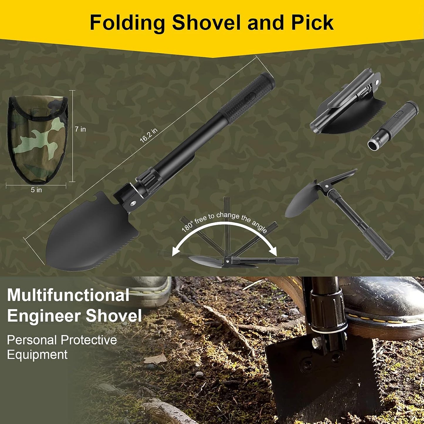 Survival First Aid Kit, 248PCS Survival Tools Camping Essentials Tactical Gear Emergency Trauma Medical Supplies Packed in a MOLLE Pouch, Saber Card,Cool for Men Camping Hiking Outdoor Activities